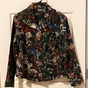 Chico's jacket. Additions By Chico’s Floral Print Jacket